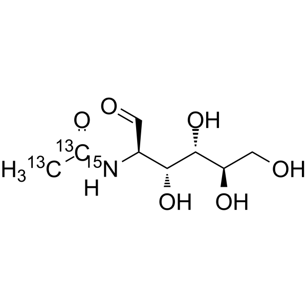 N-Acetyl-D-glucosamine-13C2,15N 478529-44-1